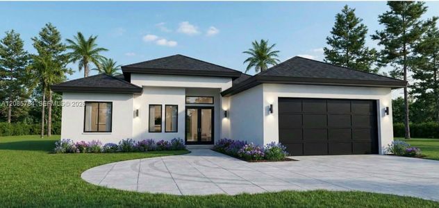New construction Single-Family house 1024 Alvin Ave, Lehigh Acres, FL 33971 - image