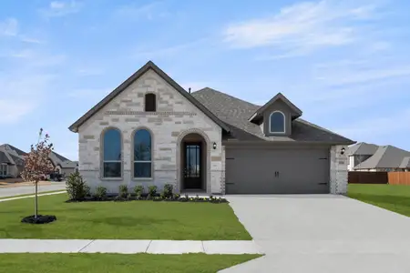 New construction Single-Family house 1101 Foxtail Dr, Justin, TX 76247 plan Cambridge - image