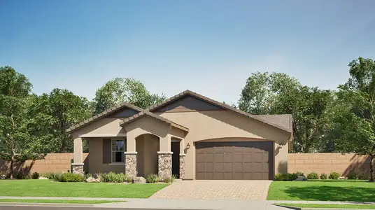 New construction Single-Family house 18816 W Goldenrod St, Goodyear, AZ 85338 plan Clark II Plan 4076 - image