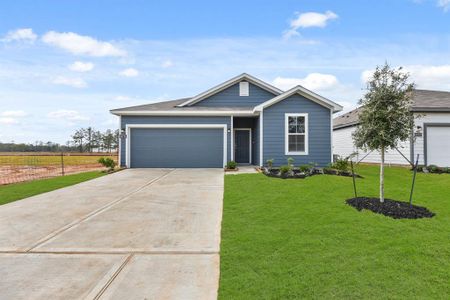 New construction Single-Family house 10770 Red Flagstone Drive, Conroe, TX 77306 WREN- photo 0