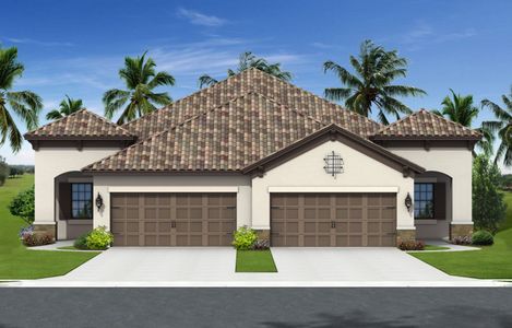 New construction Duplex house 217 Ortelle Ter, Nokomis, FL 34275 plan Tidewater B - image