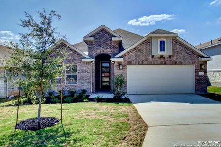 New construction Single-Family house 1567 Seekat Drive, New Braunfels, TX 78132 Premier Series - Juniper- photo 0