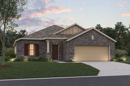 New construction Single-Family house 7407 Toledo Bnd, San Antonio, TX 78252 plan Desoto - 40' Smart Series - image