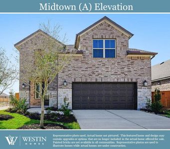 New construction Single-Family house 28822 Mount Bonnell Dr, New Caney, TX 77357 The Midtown- photo 0