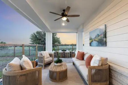 New construction Single-Family house 112 Green Brush Dr, Liberty Hill, TX 78642 plan VanGogh-SS - image