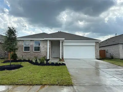 New construction Single-Family house 16606 Texas Palmetto Wy, Hockley, TX 77447 Springsteen- photo 0