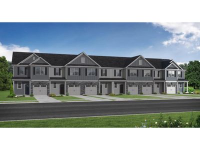 New construction Townhouse house 3862 Well Fleet Dr, Willow Spring, NC 27592 plan The Graham Exterior - image