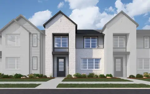 New construction Single-Family house 3841 Lamplights Dr, Prosper, TX 75078 plan Aurora Modern - image