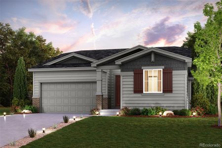 New construction Single-Family house 9994 Racine Street, Commerce City, CO 80022 Telluride- photo 0