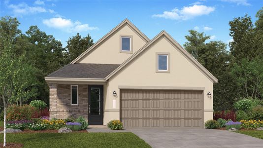 New construction Single-Family house 11681 Lazy Oak Creek Dr, Magnolia, TX 77354 plan Cupertino II - image