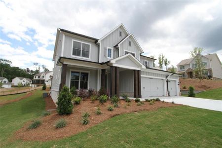 New construction Single-Family house 444 Lower Shoreline Ct, Marietta, GA 30064 The Wynstone- photo 0