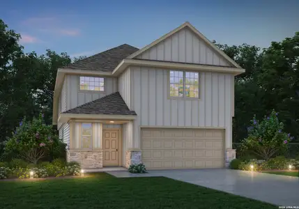 New construction Single-Family house 8546 Catnip Pass, Elmendorf, TX 78112 plan The Wisteria - image