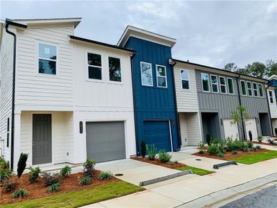 New construction Townhouse house 1621 Gunnin Trace Nw, Atlanta, GA 30318 Indigo Homeplan- photo 0