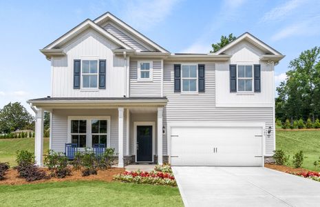 New construction Single-Family house 1446 Willow Ridge Wy, Spartanburg, SC 29307 plan Hampton - image