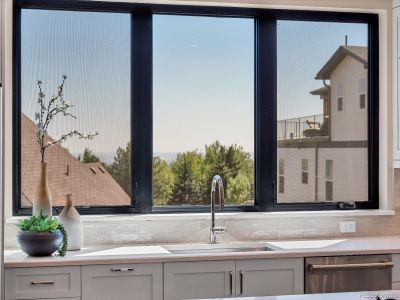 East facing views from the cleaning zone. Over sized work station sink, 2 dishwashers