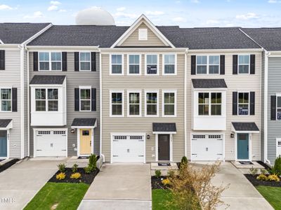 New construction Townhouse house 605 Silverado Sunset Lp, Wendell, NC 27591 Ballad- photo 0