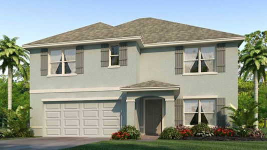 New construction Single-Family house 8470 Wheat Stone Dr, Zephyrhills, FL 33540 plan Hayden - image