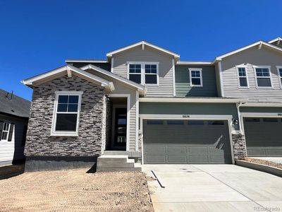 New construction Duplex house 6624 N Malta Street, Aurora, CO 80019 Citrine Duo- photo 0