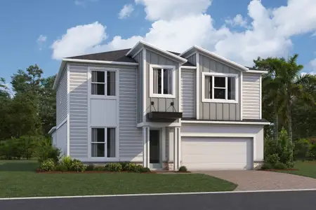 New construction Single-Family house 5328 Teirgarten St, St. Cloud, FL 34771 plan Cambria - Eco Series - image