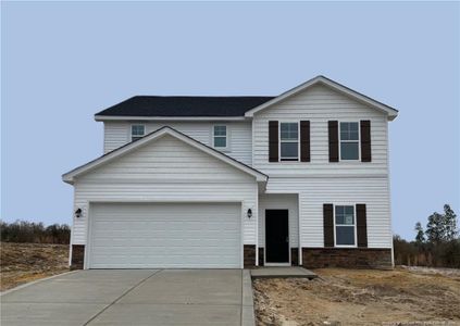 New construction Single-Family house 544 Ashley Heights Dr, Aberdeen, NC 28315 - image