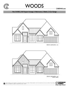 New construction Single-Family house 11922 Rice View Dr, Mont Belvieu, TX 77523 plan Woods 70′ Lot - image