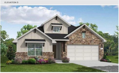 New construction Single-Family house 1021 Spring Gulch Ln, Georgetown, TX 78628 Grandview (2041-CV-40)- photo 0