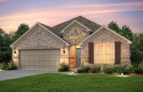 New construction Single-Family house 7009 Cliff Rose Dr, Spicewood, TX 78669 plan Sheldon - image