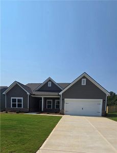 New construction Single-Family house 144 Harmony Farms Orch, Eatonton, GA 31024 plan (GA)Everett A.1 2 Front Entry - image