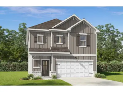 New construction Single-Family house 216 Black Walnut Wy, Canton, GA 30114 plan The Acworth D - image