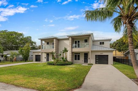 New construction Duplex house 2431-2433 Ne 20 Ave, Lighthouse Point, FL 33064 - photo 0