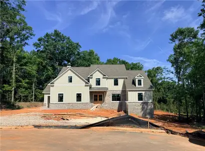 New construction Single-Family house 70 Amelia Ct, Covington, GA 30014 plan (GA) Woodmont A 3 Side Entry - image