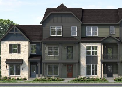 New construction Single-Family house 606 Granbury Pvt Dr, Hendersonville, TN 37075 plan Ingram Rowhome - image