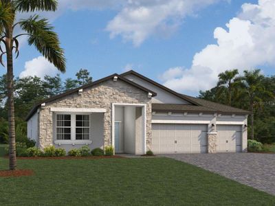 New construction Single-Family house 7654 Hemlock Seed Dr, Wesley Chapel, FL 33545 Corina  III- photo 0