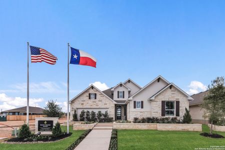 New construction Single-Family house 379 Borchers Blvd, New Braunfels, TX 78132 plan Hillsboro - image