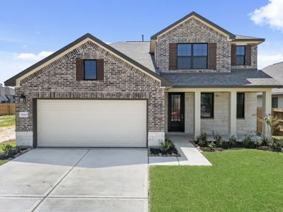 New construction Single-Family house 31616 Madrone Berry Court, Conroe, TX 77385 Hyde Homeplan- photo 0