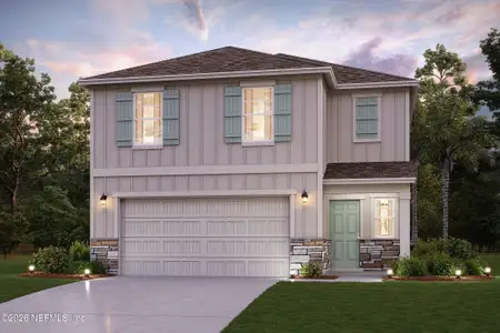 New construction Single-Family house 14847 Macadamia Ln, Jacksonville, FL 32218 plan Delray - image