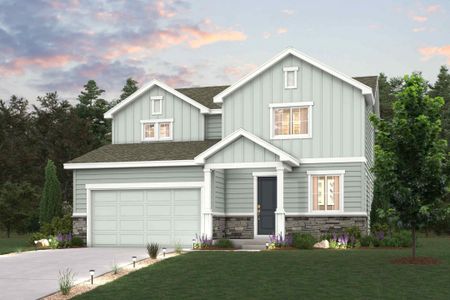 New construction Single-Family house 4483 Shivaree Street, Timnath, CO 80547 Avon- photo 0