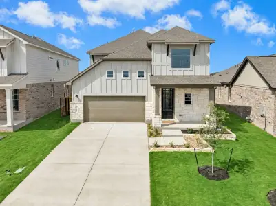 New construction Single-Family house 404 Amista Dr, Liberty Hill, TX 78642 plan Travis - image