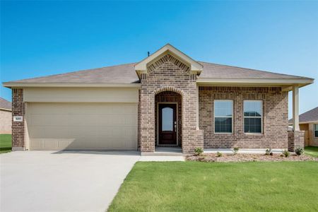 New construction Single-Family house 1333 Pistachio Drive, Azle, TX 76020 Serenade- photo 0