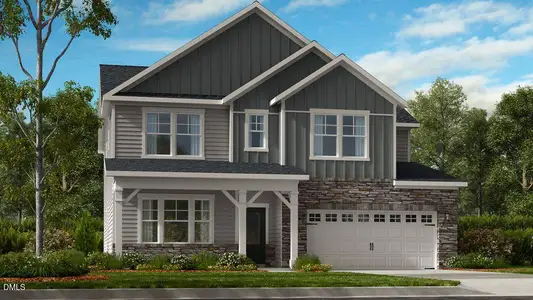 New construction Single-Family house 204 Diamond Bluff Ln, Holly Springs, NC 27540 - image