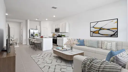 New construction Townhouse house 21107 Medina River Dr, Cypress, TX 77433 plan Allen II - image