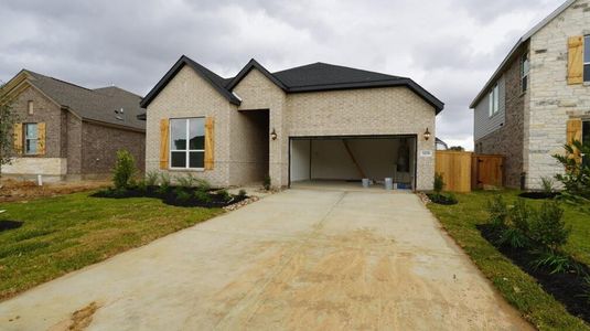 New construction Single-Family house 17414 Rose Gap Ct, Hockley, TX 77447 Hillwood- photo 0