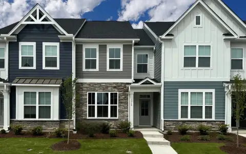 New construction Townhouse house 1920 Plott Balsam Dr, Wendell, NC 27591 plan Morgan - image