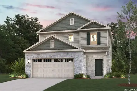New construction Single-Family house 6566 Bufflehead Bnd, Leon Valley, TX 78240 plan Avery - 1681 - image