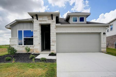 New construction Single-Family house 1575 Estelea Grv, New Braunfels, TX 78130 Lanport- photo 0 0