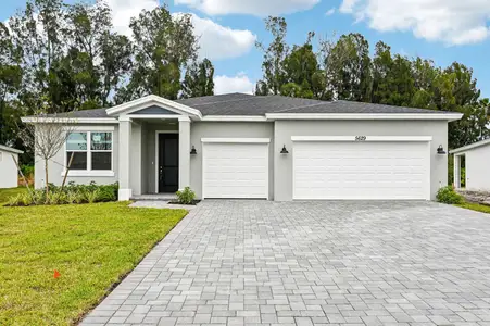 New construction Single-Family house 5629 Hampton Park Cir, Vero Beach, FL 32966 plan Coral - image
