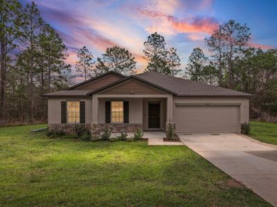 New construction Single-Family house 16334 Frost Bird Rd, Brooksville, FL 34614 plan The Mesquite - image