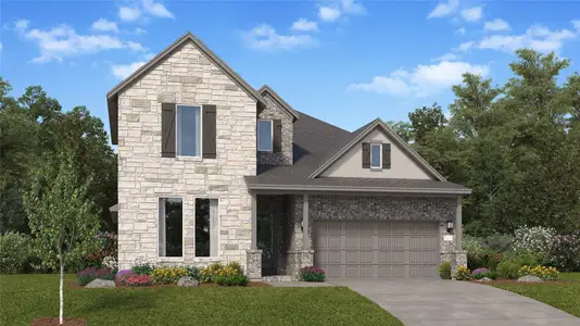 New construction Single-Family house 8322 Holly Blue Dr, Rosharon, TX 77583 plan Westchase - image