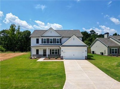 New construction Single-Family house 148 Harmony Farms Orch, Eatonton, GA 31024 plan (GA)Hayden A.1 2 Front Entry - image
