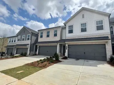 New construction Townhouse house 5403 Allegro Ln, Flowery Branch, GA 30542 Foxglove- photo 0
